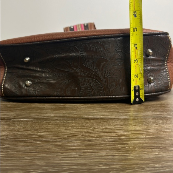 Montana West Brown & Pink Western Studded Tote Handbag NWT - Picture 16 of 16